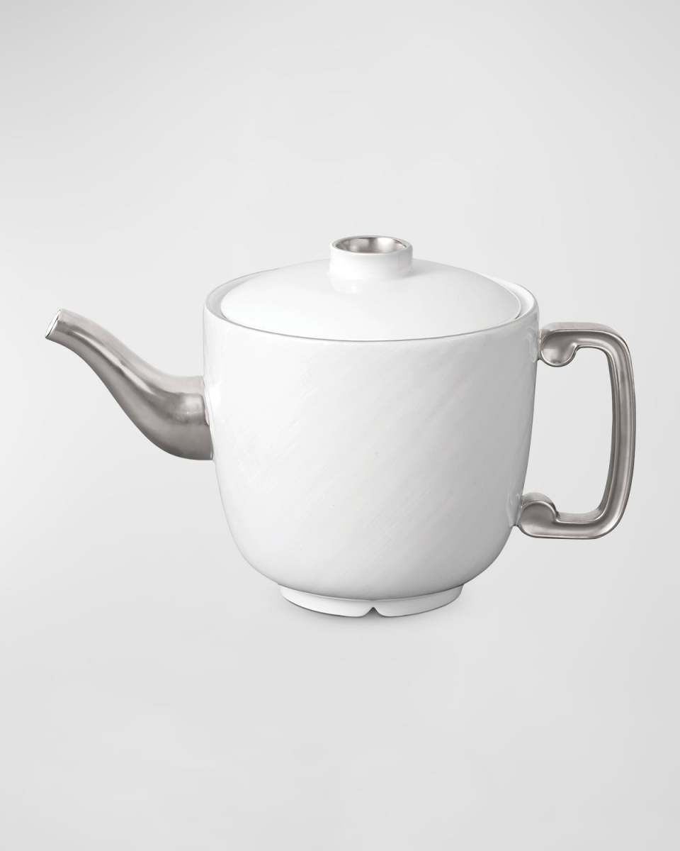 Han Platinum-Plated Teapot, 34 oz.